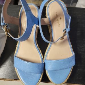 Baby Blue Kate Spade size 6.5 Wedge Sandals